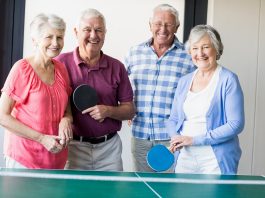 Seniors Lifestyle Magazine Seniors playing ping pong