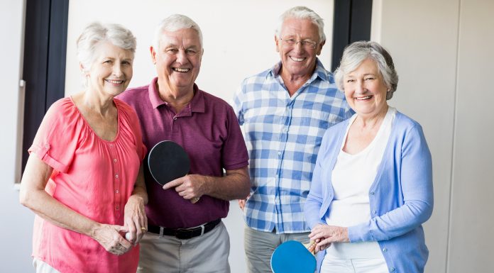 Seniors Lifestyle Magazine Seniors playing ping pong