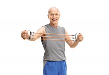 bigstock Senior exercising with a resis 207597031 scaled