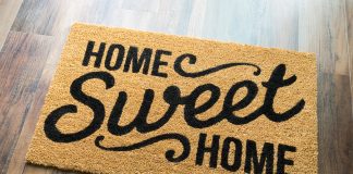 bigstock Home Sweet Home Welcome Mat On 154129802 scaled