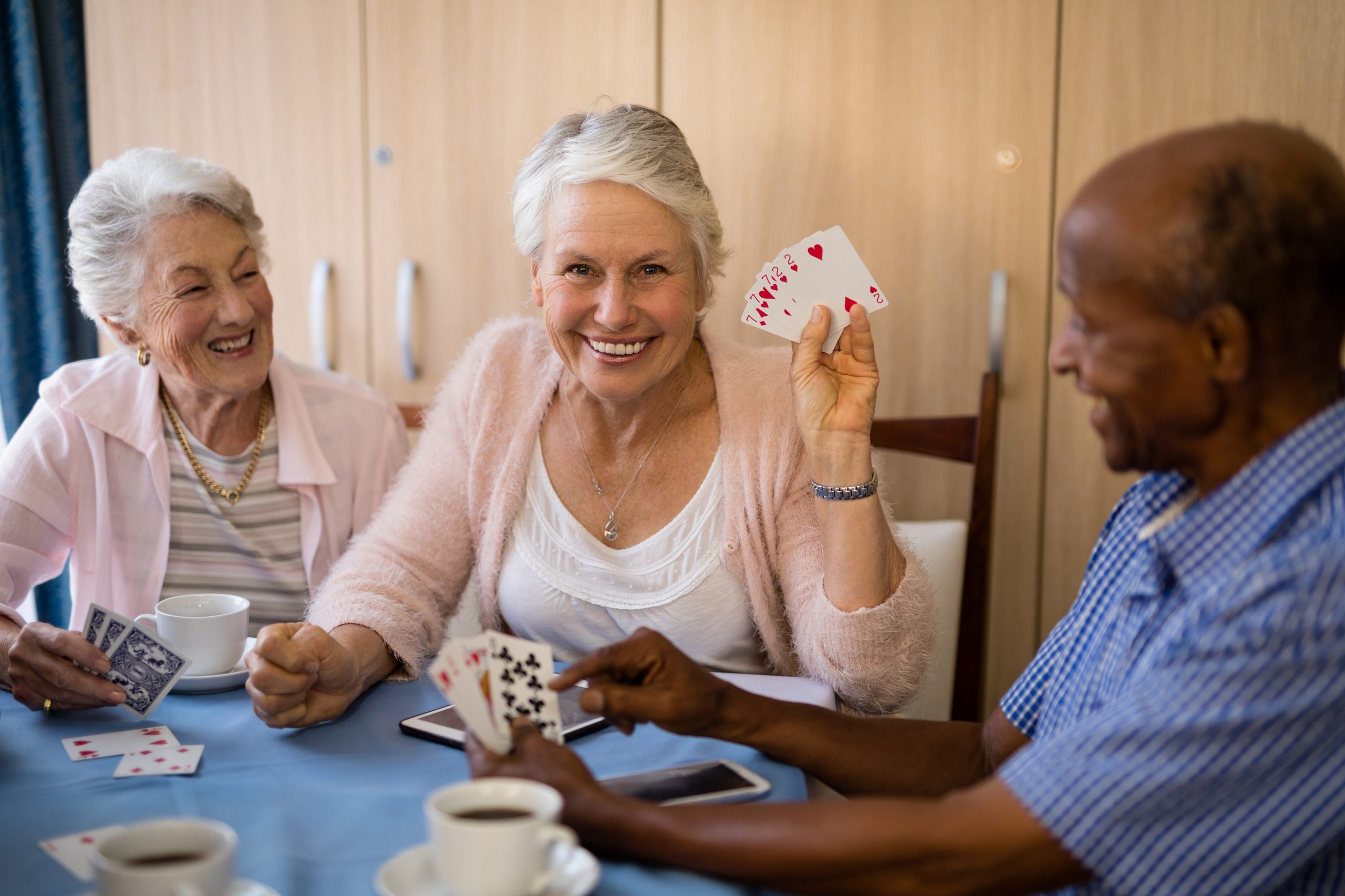 People Playing Card Games 