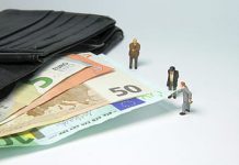 tax office fine miniature figures pension royalty free thumbnail