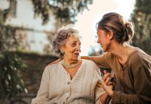 joyful adult daughter greeting happy surprised senior mother 3768131 scaled