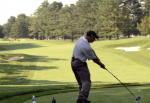 Golfing