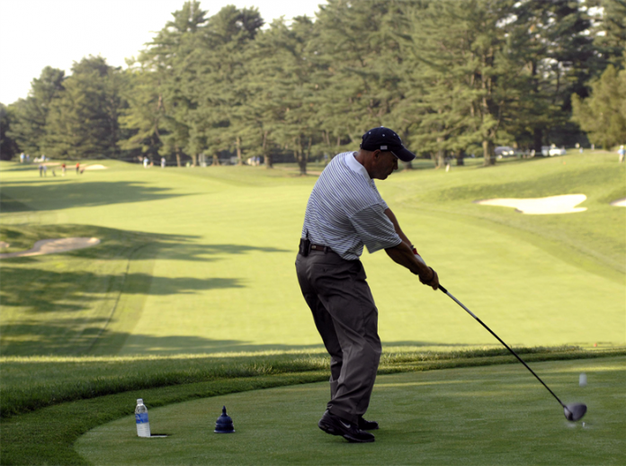 Golfing