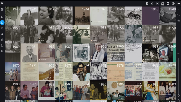organizing photos